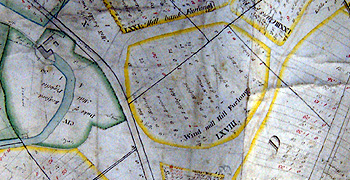 Wind Mill Hill Furlong on a map of 1760 [R1/42]